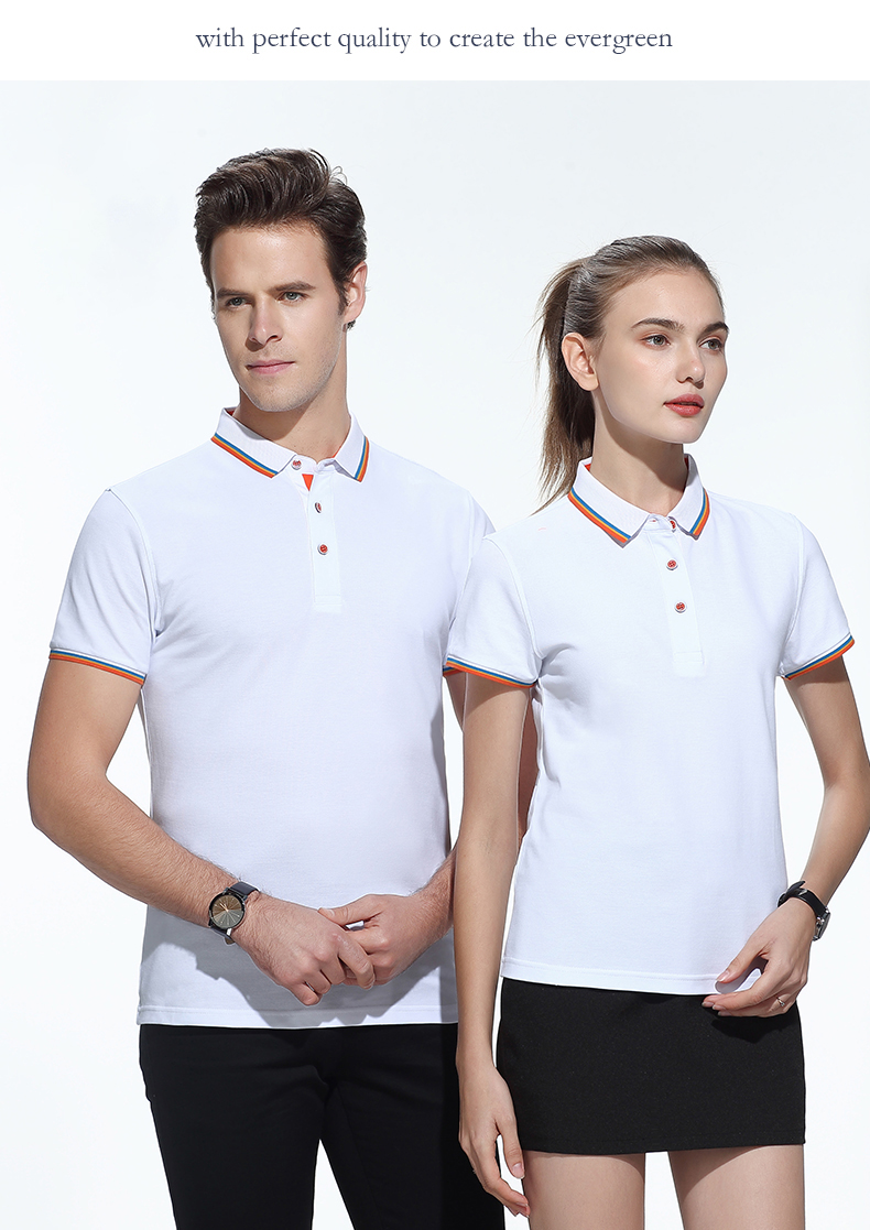 POLO衫短袖夏季運動上衣純棉翻領t恤1895#049