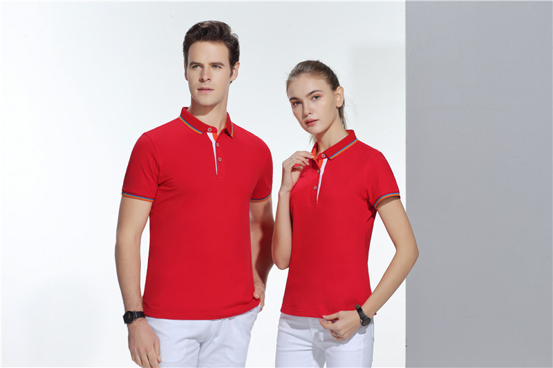 POLO衫短袖夏季運動上衣純棉翻領t恤1895#049